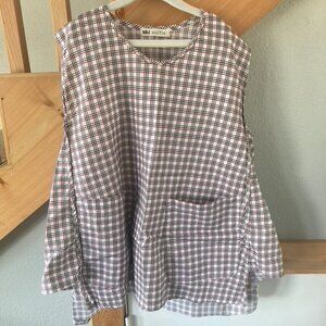 SBJ Austin Gingham Tank - OS - Boxy & Classic Fit / Minimalist / Quiet Luxury